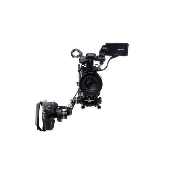 Риг For Sony FS5 rig with battery plate V lock or gold mount